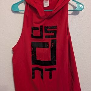 Live Fit Bold Red Muscle Tee